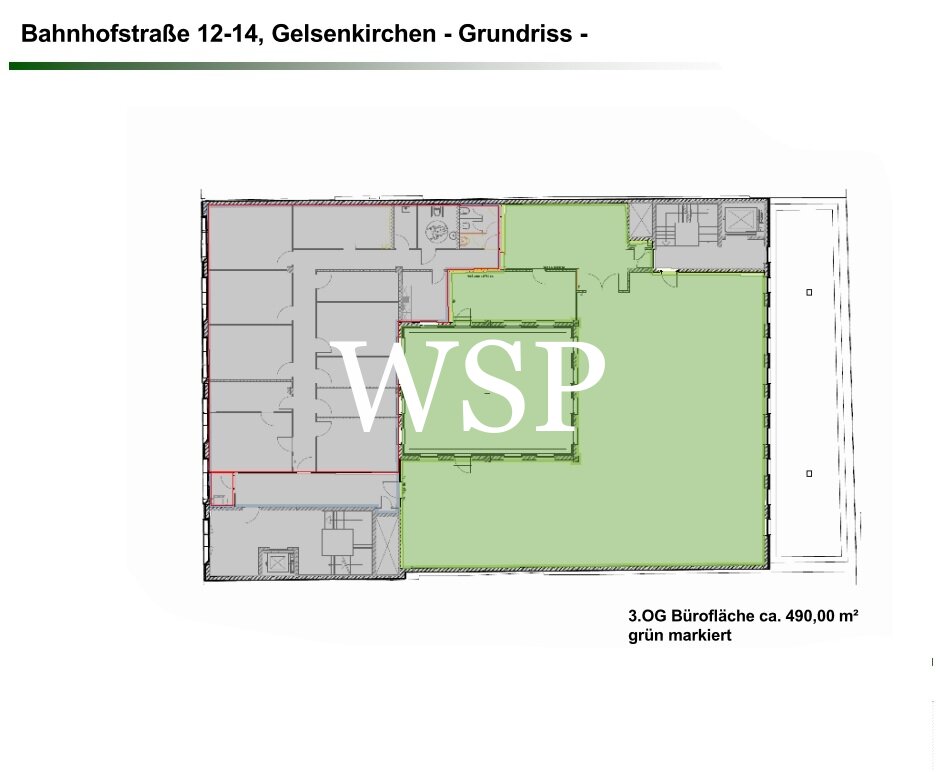 Zentrale Bürofläche in der Gelsenkirchener Innenstadt